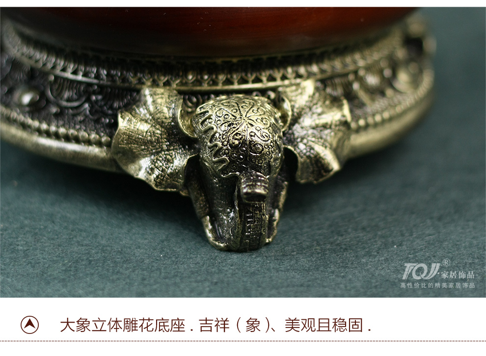 
                                        大象底盘仿古电话机/复古电话机/固定电话座机/带来电显示 背光版                