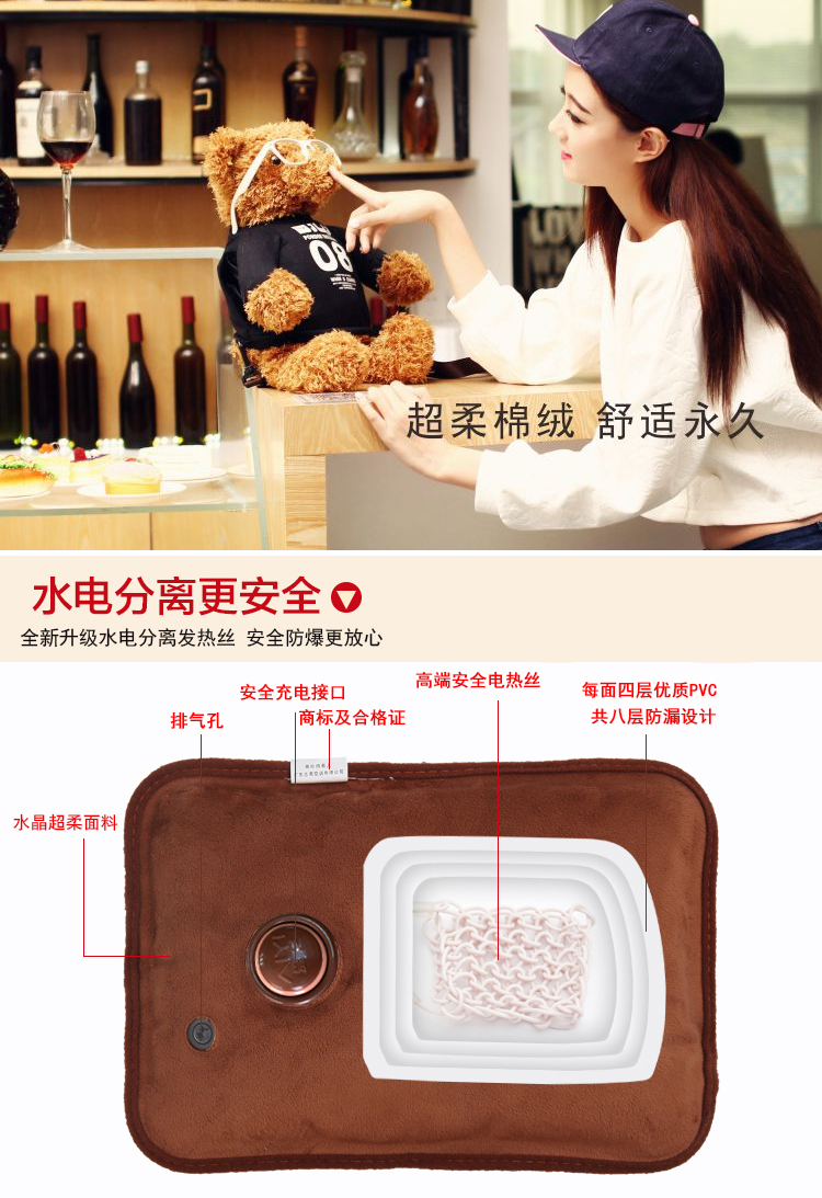 
                                        一米青品 马卡龙USB暖手宝充电可爱迷你幸运石暖怀宝电暖宝电热宝暖脚暖水袋暖宝宝热水袋防爆 暖心鸟-粉色                