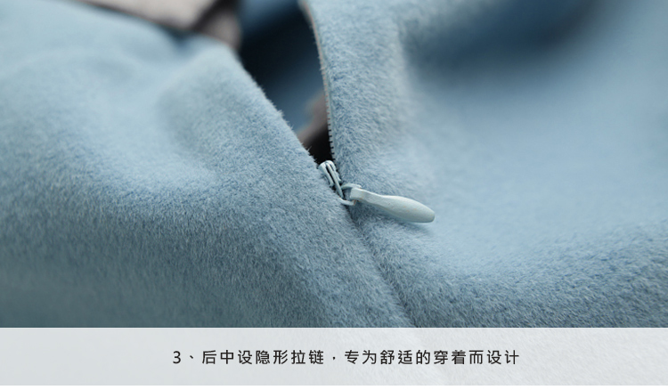云上生活2016春装新款文艺休闲韩版A字连衣裙L1867 蓝色 S
