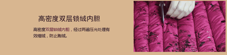唐兰阁羽绒服女 中老年修身羽绒马甲女 妈妈装大码保暖背心坎肩 羽绒印花无袖内衣加厚外套女 黑玫瑰 XL