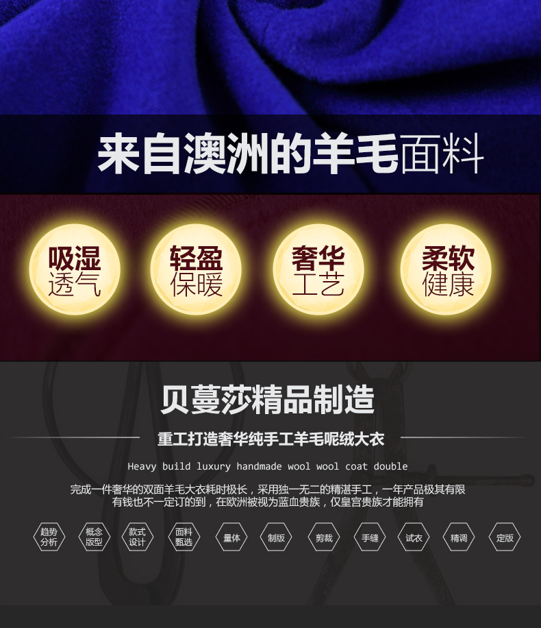 2015新款秋装韩版修身呢子大衣 大码短款中老年女装毛呢外套女 灰色 XL