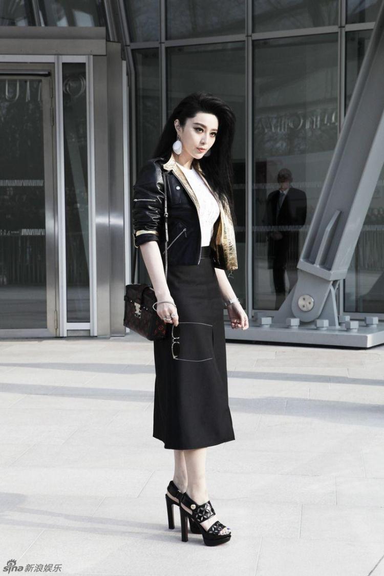 扬姿2015百搭显瘦机车外套皮衣时尚夹克修身潮女 黑色 l