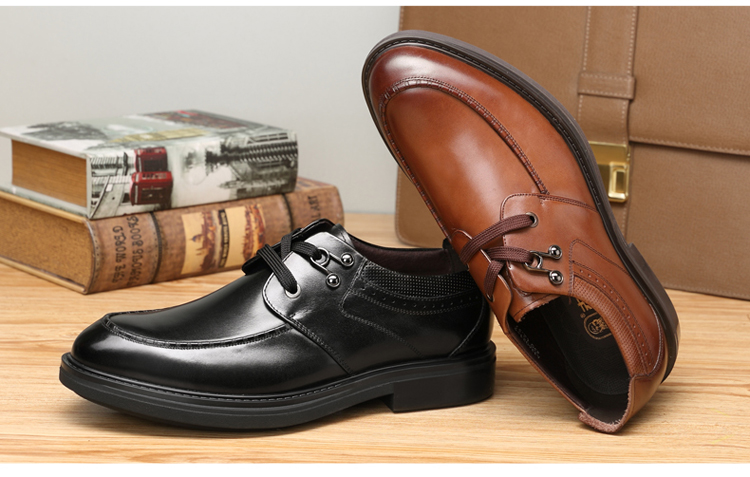 老人头2014秋季新款男鞋 商务休闲鞋 时尚潮流系带舒适