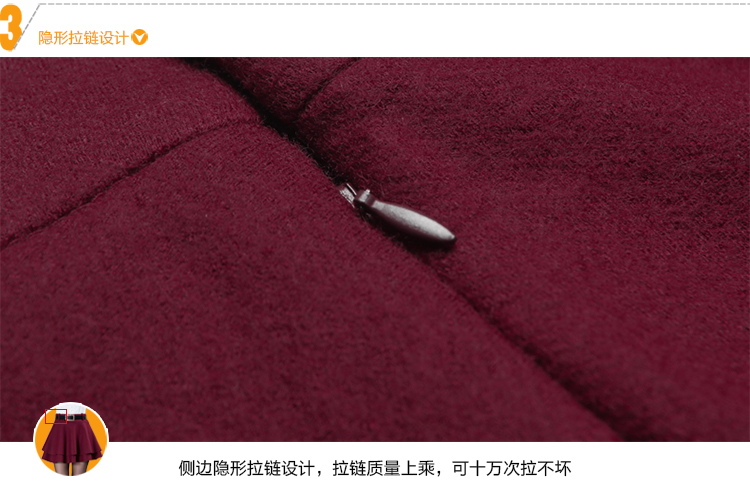 
                                        璐婷春夏季新款短裙时尚修身百褶半身裙K5QJ8279 酒红 M/27                