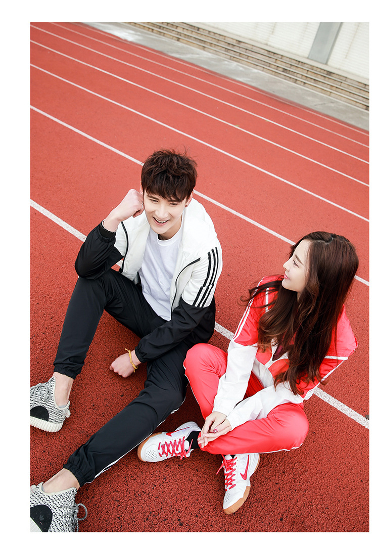 柯西卡情侣装2016春新款长袖卫衣宽松圆领男女纯色外套