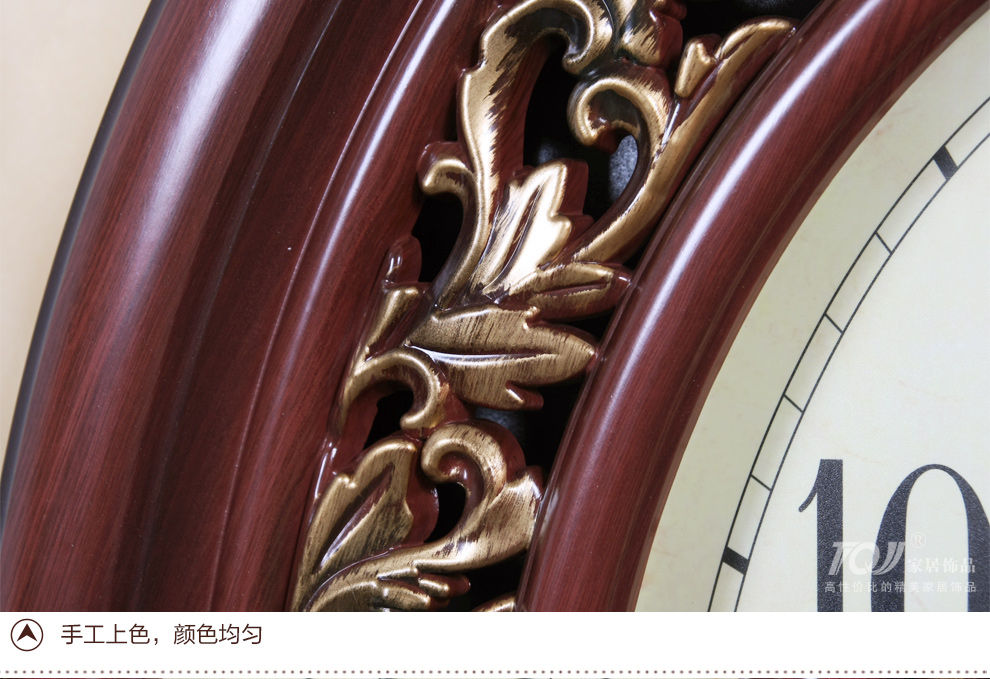 
                                        丽盛（LISHENG）超大号欧式壁钟表创意单面挂表客厅时钟表卧室时尚静音挂钟 白色                