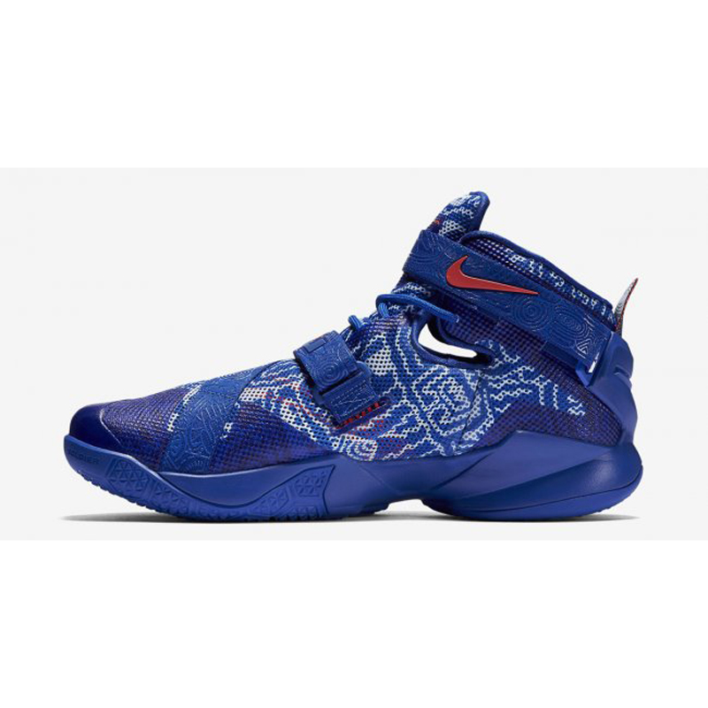nike zoom soldier ix lbj詹姆斯战士9 青花瓷 812571 812571-418 44