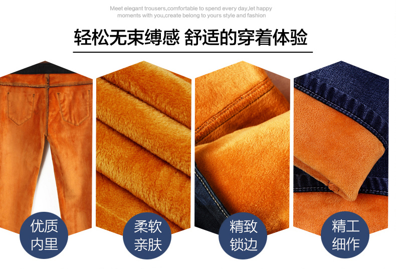 
                                        紫伶语 牛仔裤女小脚韩版新款弹力修身高腰铅笔裤长裤子2018春装新款 深蓝色 单裤 28码                