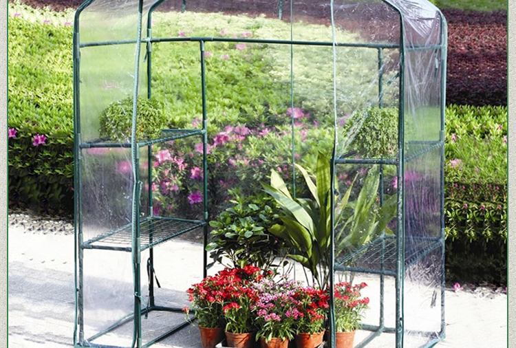 简易家用多肉温室花房芽苗菜育苗种植架保温暖棚植物暖房花棚骨架小