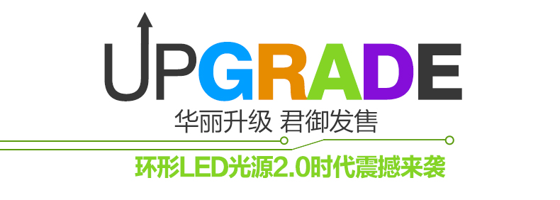 君御灯饰LED卧室厨房阳台过道吸顶具现代简约1134 1134-白 小号