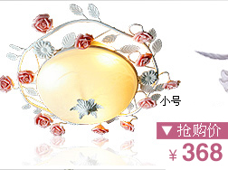 
                                        波西米亚 吊灯 灯饰餐厅 客厅欧式田园灯 创意玫瑰花婚庆灯具 3头                