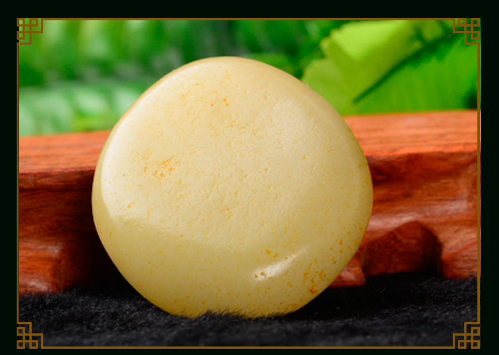 同兴德 新疆和田玉籽料高密高油玉石把件吊坠附鉴定证书