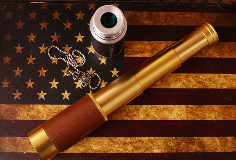 萨伽saga经典海盗拉伸缩式便携微型单筒望远镜高清高倍微光夜视袖珍非