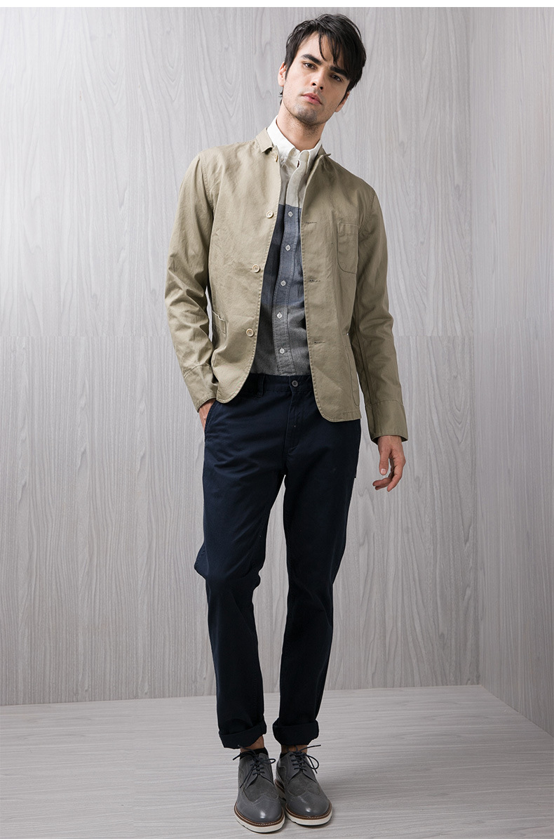 卡玛kama 2016春季新款商务休闲西装时尚小领男装休闲外套2116713