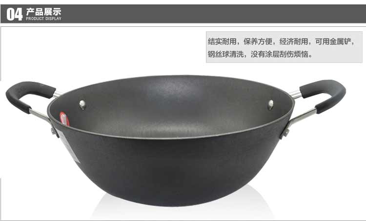 
                                        炊大皇铸铁不锈炖锅炒锅 32cm CKN5732YK                