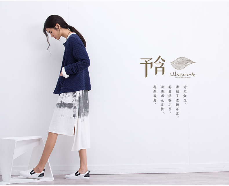 予含短款夹棉外套2016春新原创棉麻百搭长袖开衫上衣大码女装胖MM 酒红 M