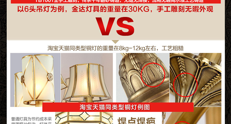 金达 欧式吊灯客厅灯具全铜灯餐厅灯卧室水晶灯云石灯饰TB1001系列 双头壁灯