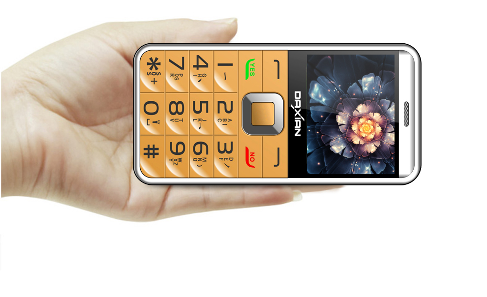 大显（DaXian）K8 移动/联通2G老人手机 双卡双待 香槟金
