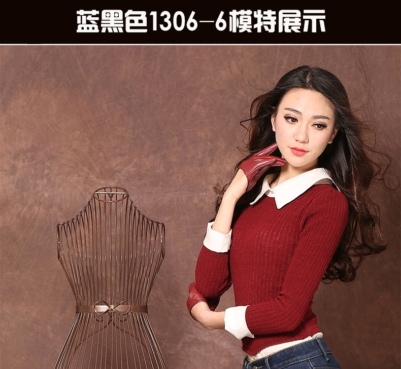 PHJ 加绒加厚中腰牛仔裤女冬季女装2016春款显瘦弹力大码打底小脚铅笔长裤子 306 306-8灰色 30码