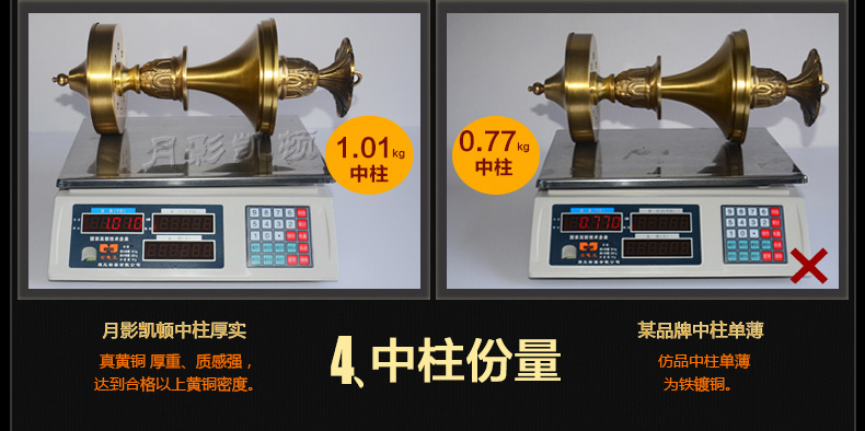 
                                        月影凯顿欧式吊灯客厅灯具全铜灯餐厅灯美式卧室灯 3头-适用面积8-15平米-现货                