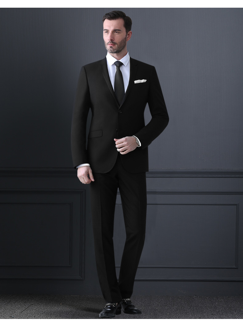 培罗蒙西服套装男士修身商务正装西装男结婚小西装新郎礼服职业装etz