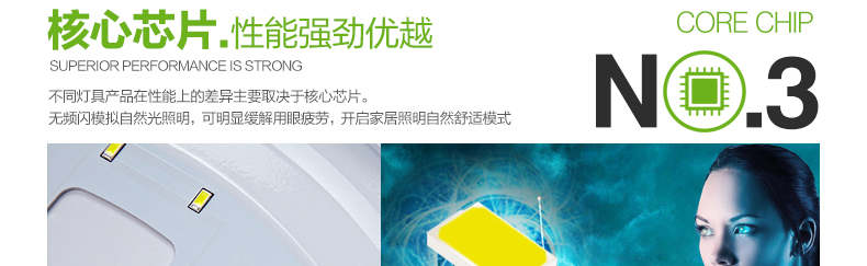 君御灯饰LED卧室厨房阳台过道吸顶具现代简约1134 1134-白 小号