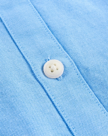 佐丹奴衬衫 女装牛津纺纯棉荧光边可卷袖长袖 休闲女衬衣05344748 37白色 大码(165/92A)