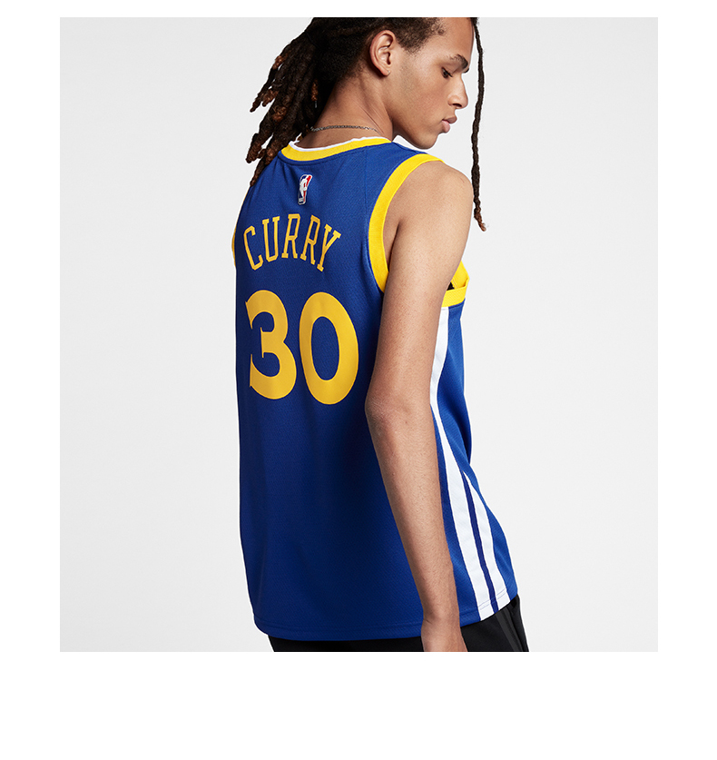 nba 勇士队库里球衣 sw球迷版 客场 篮球运动球衣 nnkb17701010006