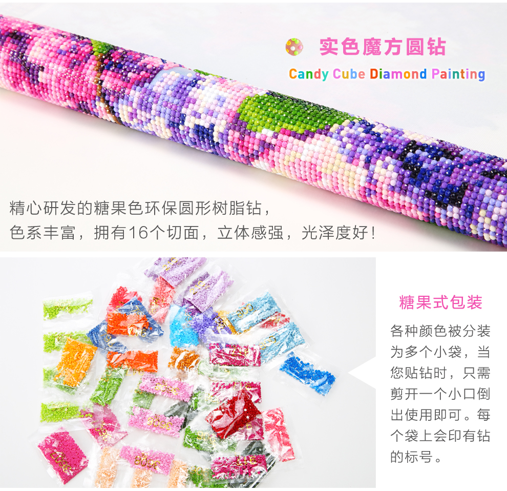 5d钻石十字绣花开富贵孔雀图-大版原色魔方圆钻钻石绣客厅新款2米大幅钻石画孔雀 全彩原色魔方圆钻 画布尺寸(218x84cm)
