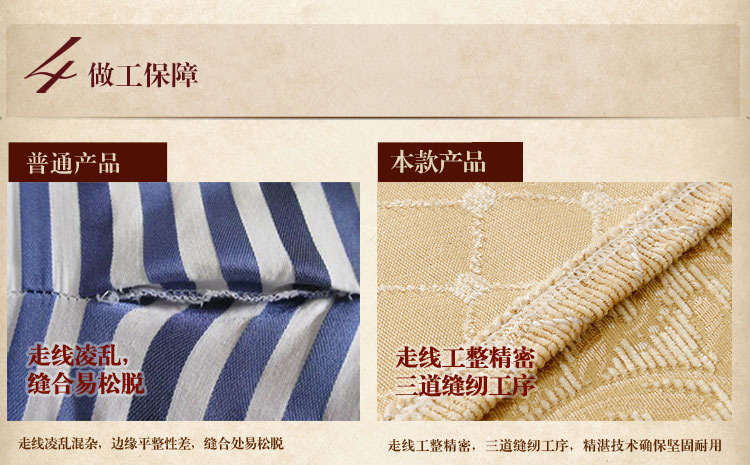 
                                        月和家思  欧式沙发套罩全盖沙发巾布艺防滑皮沙发罩加厚 皇冠花AB款 一人位180*180cm                