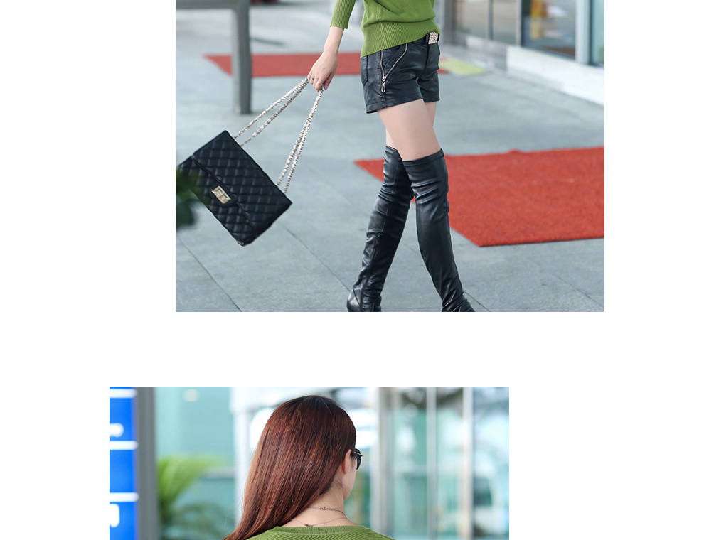 颜黛尔2015秋冬新款毛衣外套针织衫女8806 粉 红 色      均 码