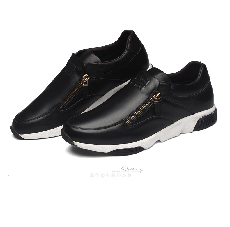 皮尔鲨鱼休闲鞋英伦休闲皮鞋男鞋潮流韩版男士系带板鞋sy2013 棕色 43