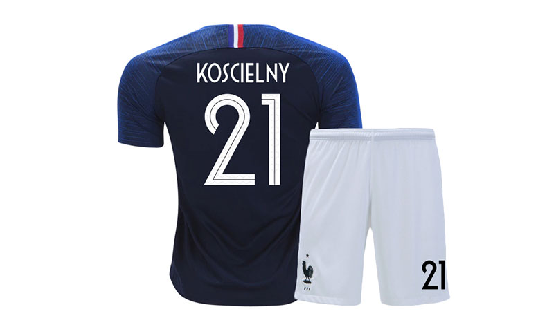 法国队球衣201810号姆巴佩球衣国家队主场7号格里兹曼/博格巴客场足球