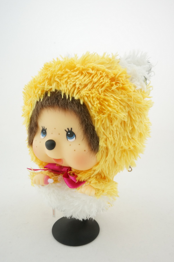 monchhichi萌趣趣蒙奇奇公仔娃娃萌奇奇毛绒玩具超人大头挂件送礼10cm