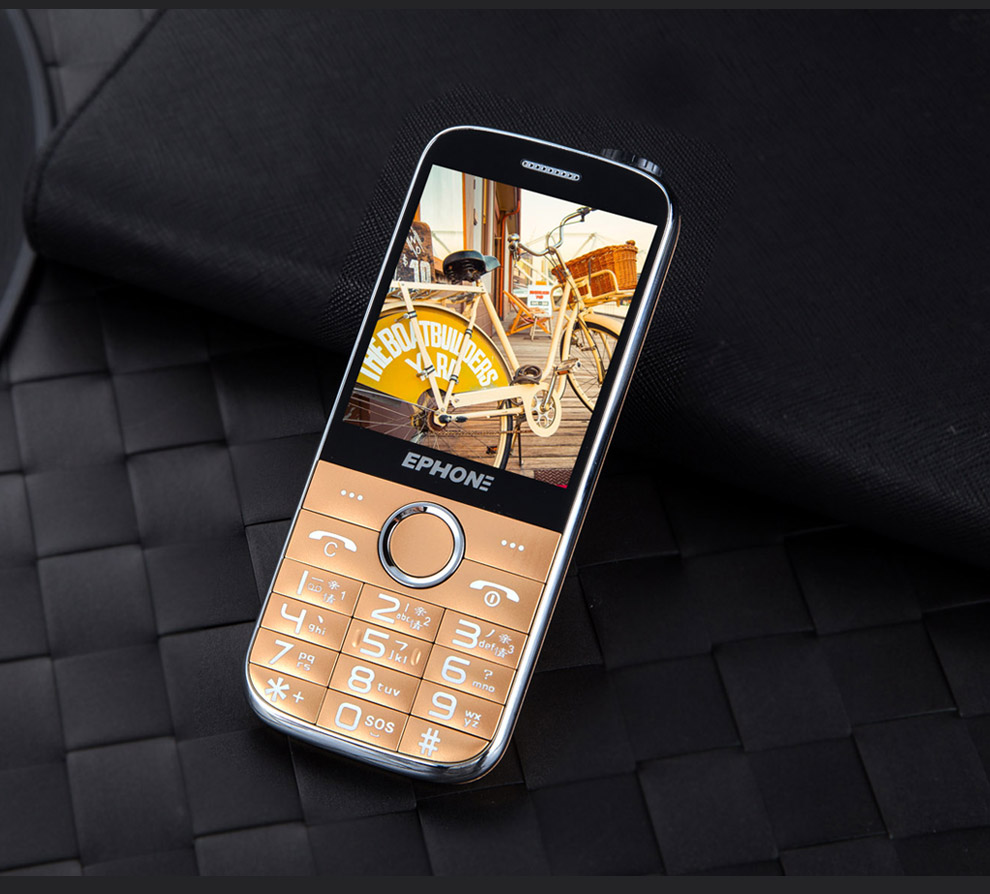易丰（Ephone）E99- 电信2G老人手机 黑色