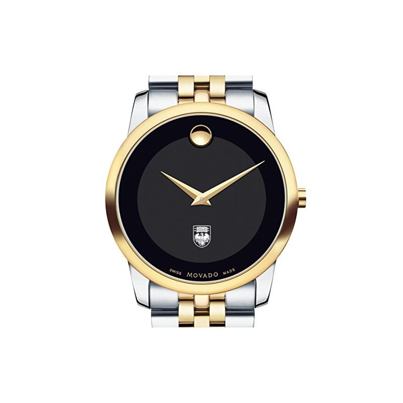 摩凡陀(movado)手表 芝加哥标志黑盘钢带简约大气石英男表chicago