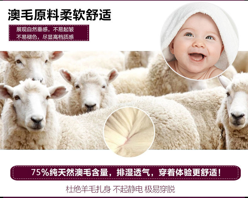 铭悦欣2015秋冬新款中长款圆领系带显瘦加厚毛呢连衣裙   0800 图片色 L