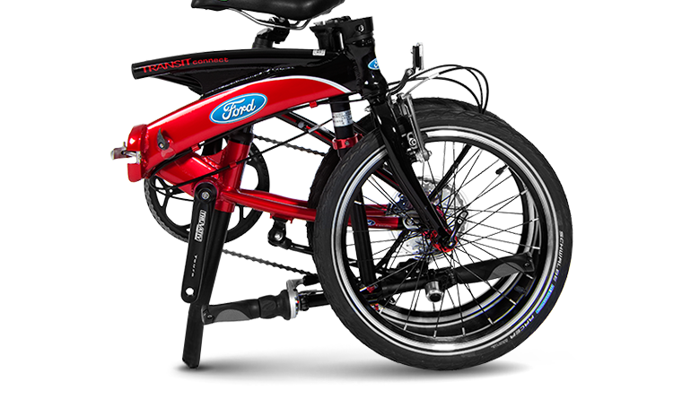 ford 福特折叠自行车18寸9速折叠超轻便携单车 大行出品sra894 纯蓝