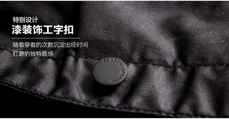 CKBE秋季女士短款牛仔上衣个性单排扣涂层纯黑色长袖修身韩版牛仔外套女ck7566603 黑色 M