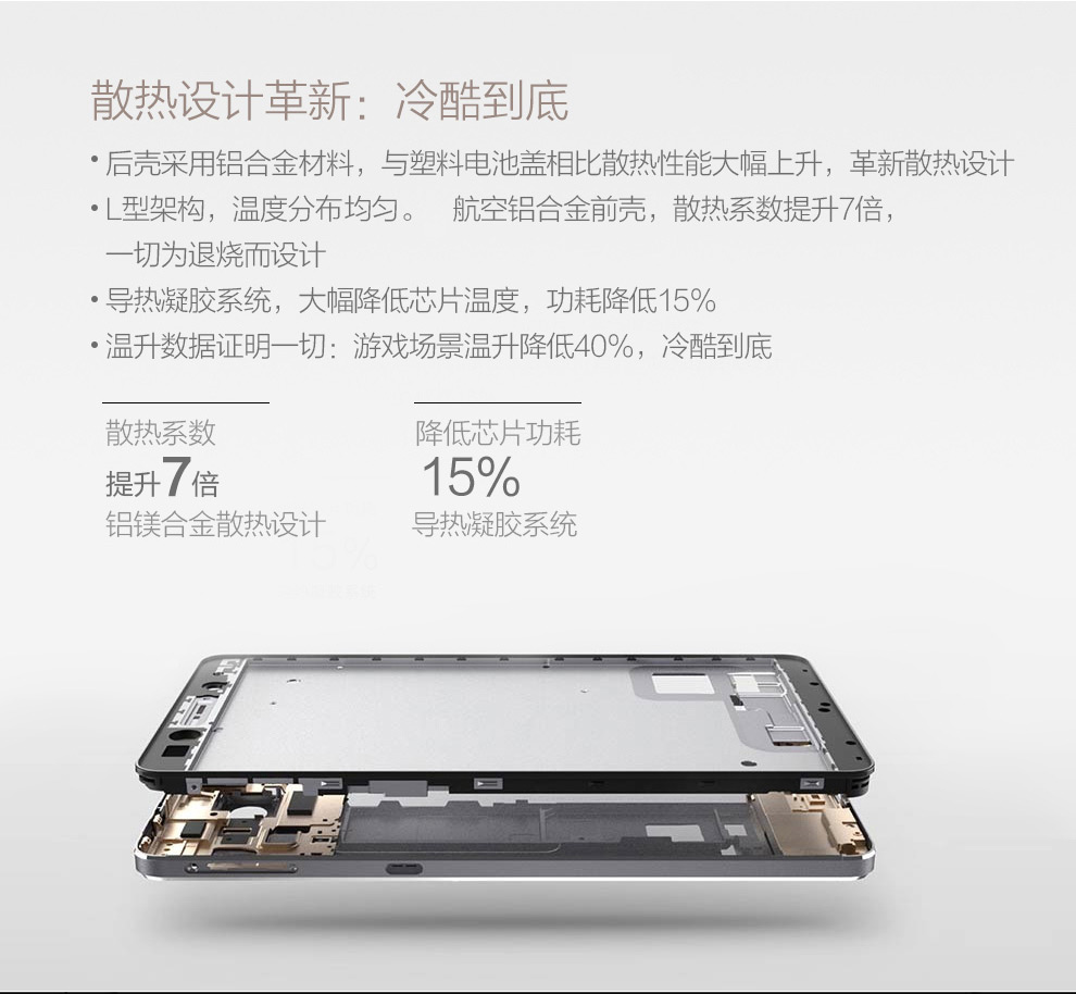 华为 荣耀7 双卡双待双通 4G 智能 手机 冰河银 移动4G (3G RAM+16G ROM) 标配版