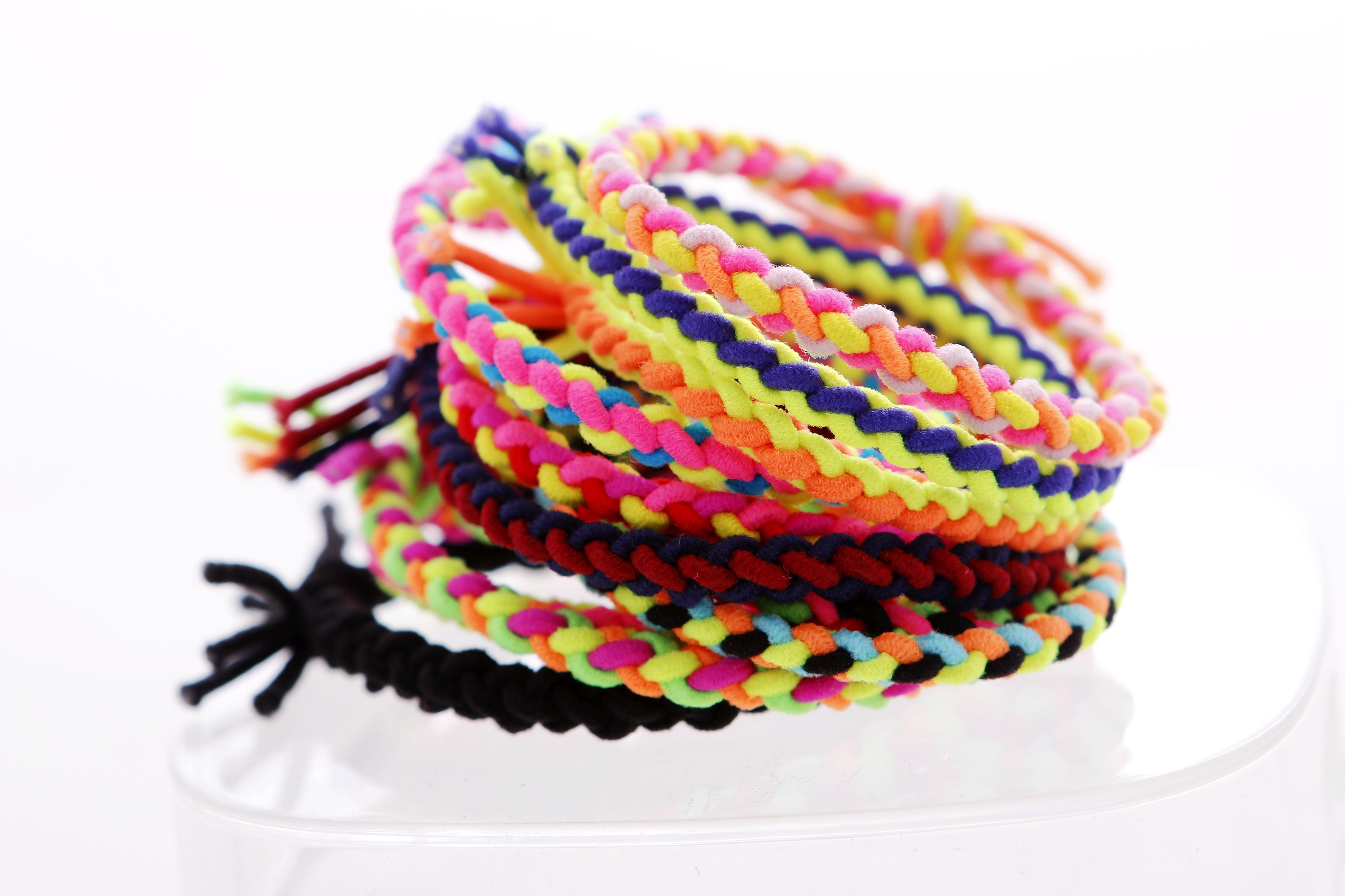 魅力宠儿韩版头绳韩国发饰编织橡皮筋扎头发打结发圈发绳皮套头饰小