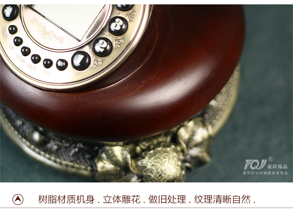 
                                        大象底盘仿古电话机/复古电话机/固定电话座机/带来电显示 背光版                