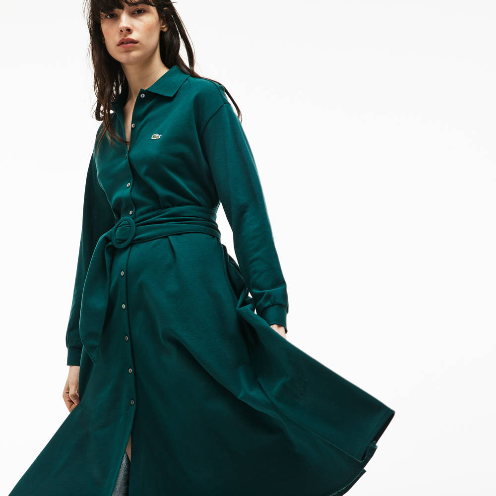 女装 连衣裙 lacoste 【商场同款】lacoste法国鳄鱼女士春夏时尚简约