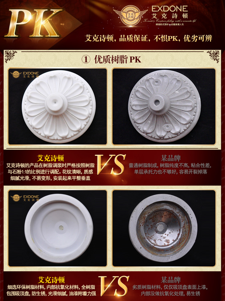 
                                        华艺灯饰 欧式吊灯 客厅餐厅卧室书房田园简约灯具 艾克诗顿 CH0074 吊灯 6头                