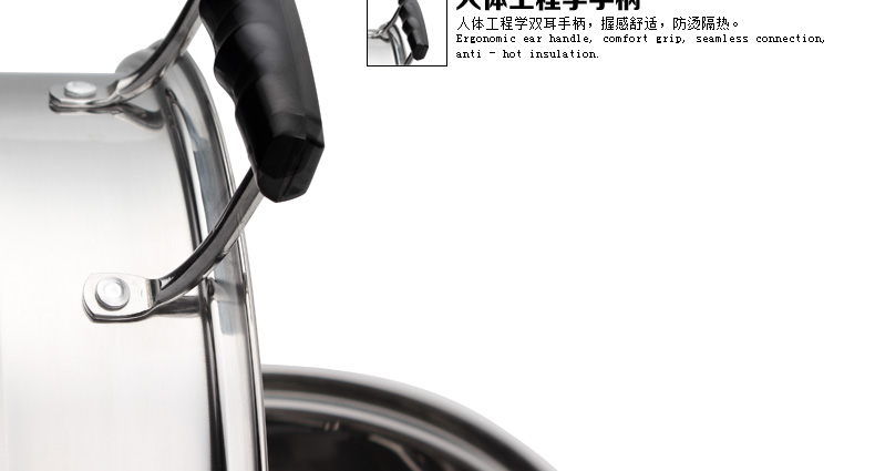 国风GuofenG 尚厨28cm蒸锅 304+430不锈钢复底电磁炉通用蒸锅 多用锅汤锅