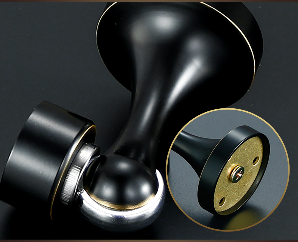 铠铜威纯铜美式简约门吸墙吸全铜室内房间门门阻门碰d013新款铜门吸铜