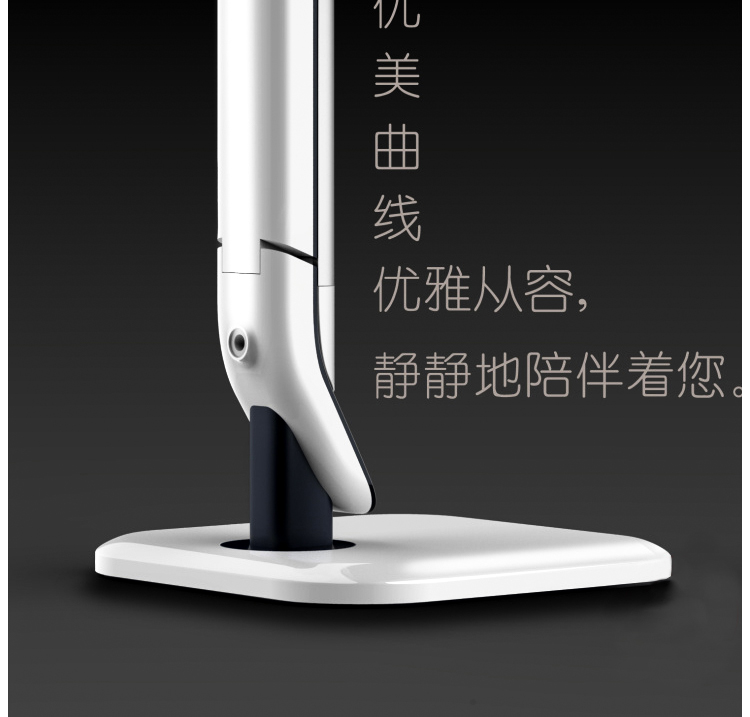 
                                        一米青品 LED台灯护眼灯学习工作儿童学生书桌阅读灯触控触摸调光 创意折叠床头灯 10W台灯 调光调色 蓝色                