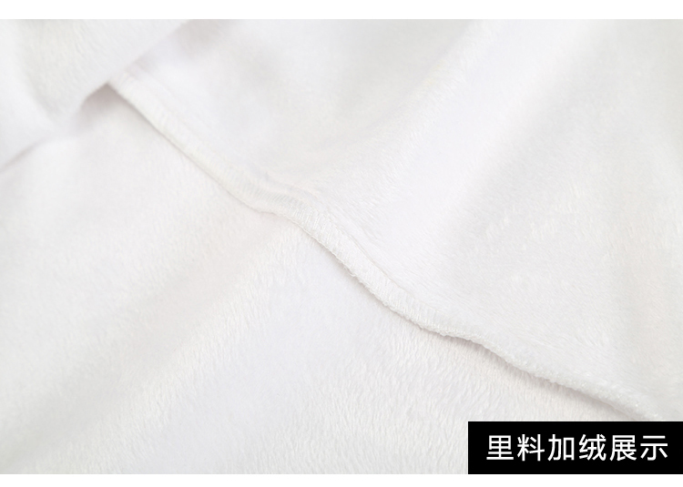 秋冬新款长袖女衬衫加绒加厚女士气质修身保暖衬衣大码打底女1551 白色 L