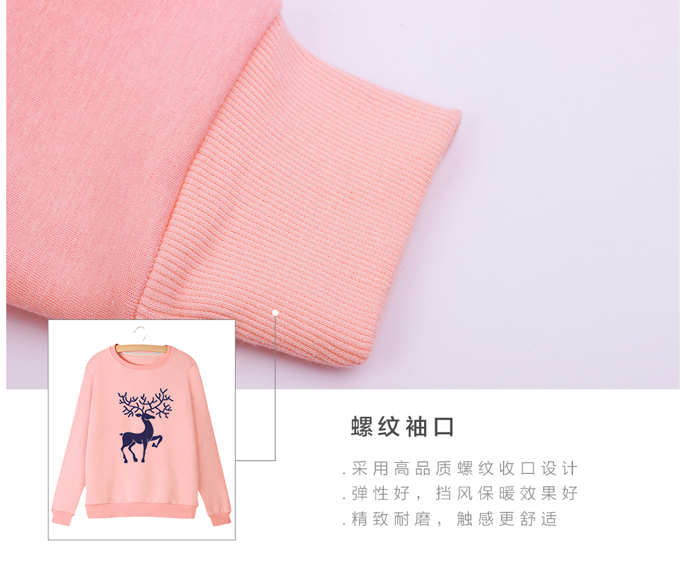 
                                        Asiagirl 秋冬季卫衣女士动漫学生外套加绒可爱卡通印花长袖圆领套头学生上衣闺蜜装定制 灰色黄帽女孩 M                