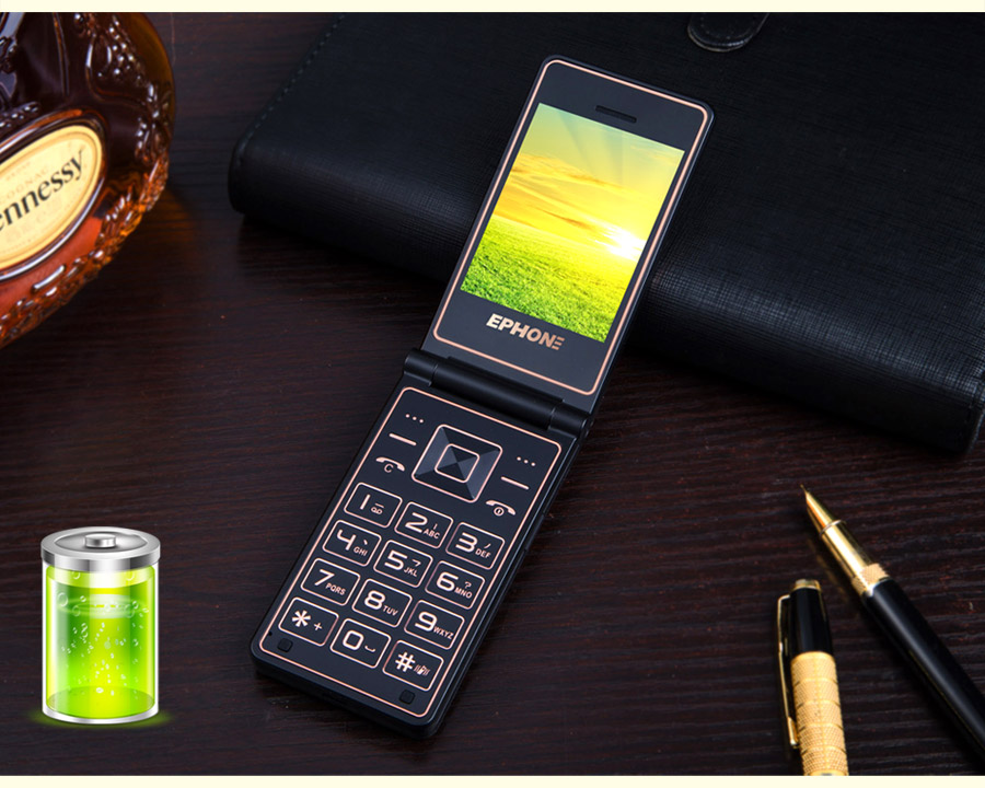 
                                        易丰（Ephone）E88 电信CDMA 2G 翻盖老人手机 黑色                